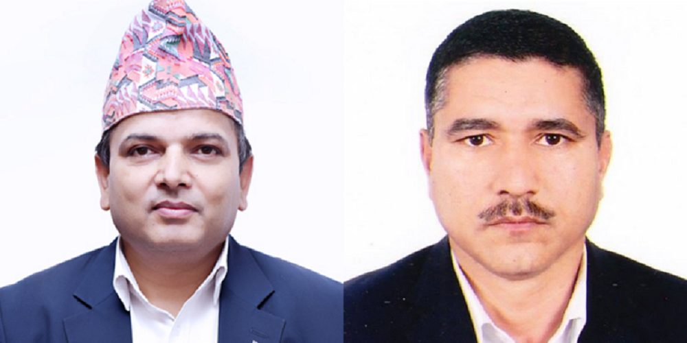 Toyam Raya as Finance Secretary, Ram Prasad Ghimire as Revenue Secretary
