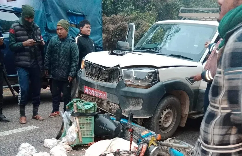 One dead, two injured in Scorpio hit