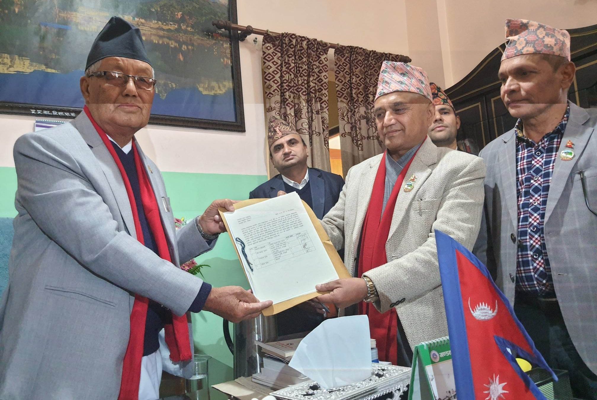 Gandaki’s CM flown to Kathmandu after taking oath