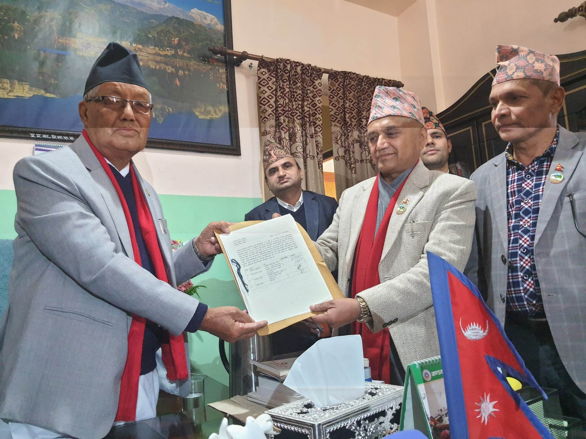 Khagraj’s claim for CM of Gandaki, backed by Deepak Manange