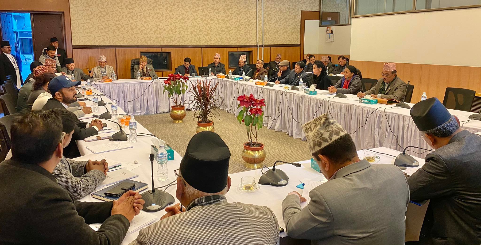 All party meeting begins in Baneshwor