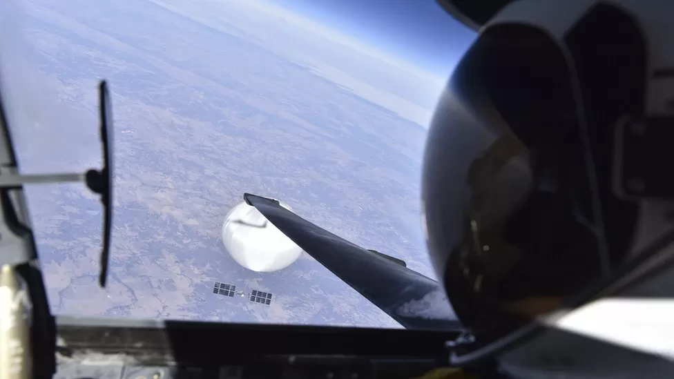 Selfie image shows US pilot flying over Chinese ‘spy balloon’