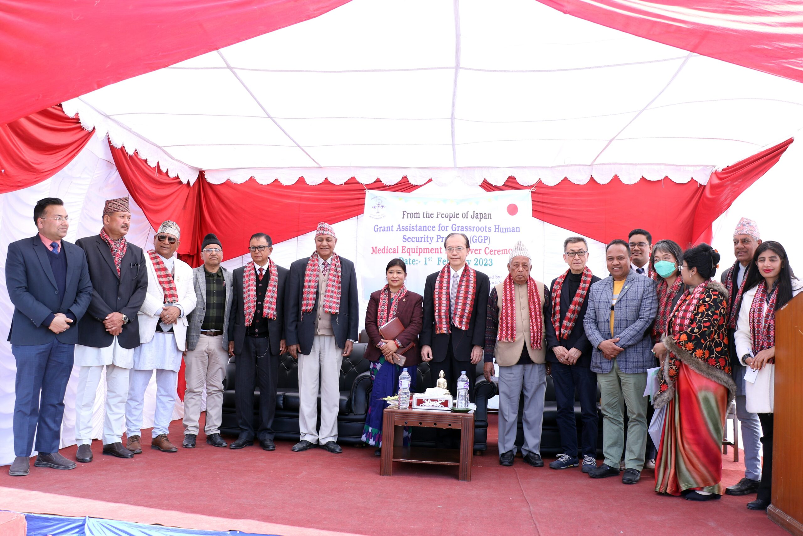 Japanese embassy presents medical equipment to Kirtipur Eye Hospital