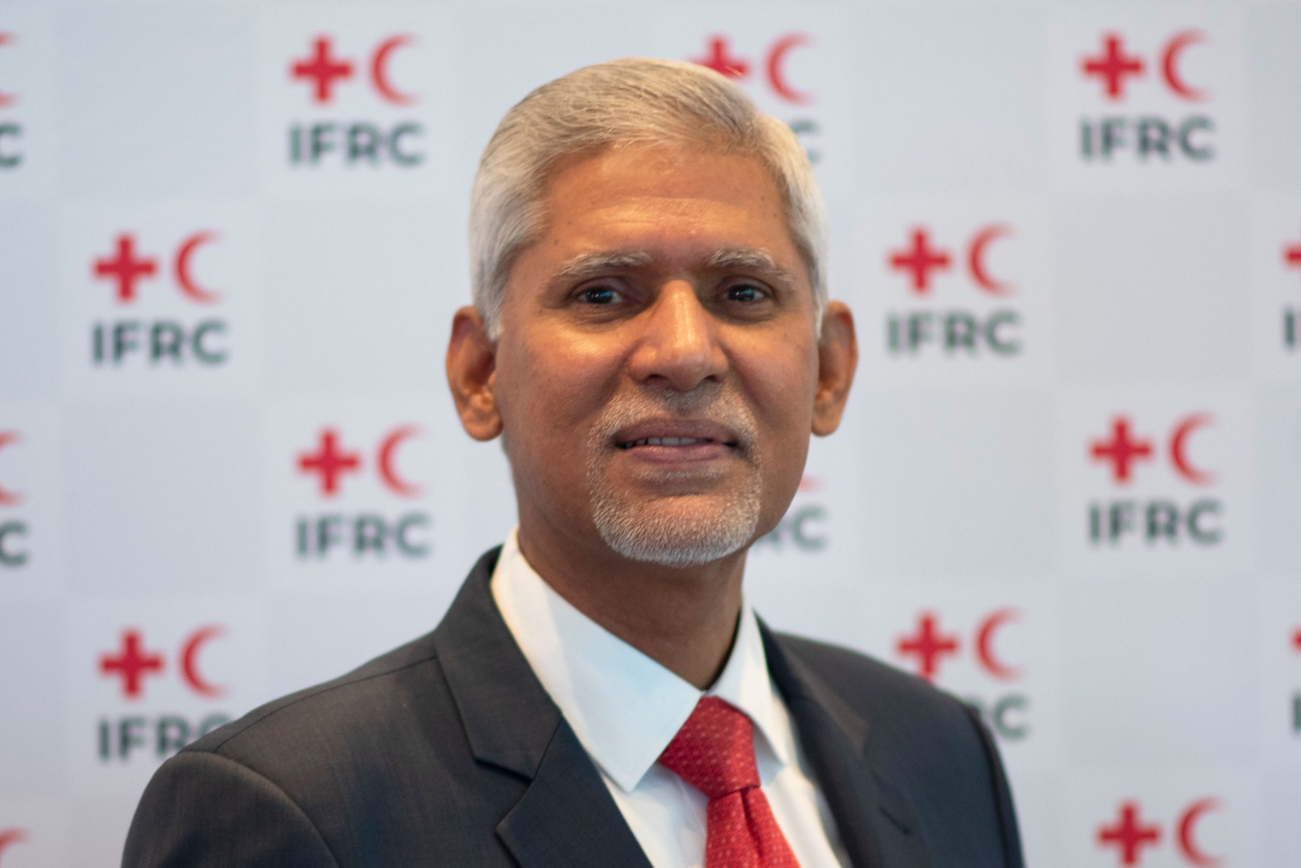 IFRC General Secretary Chapagain arriving on four-day visit