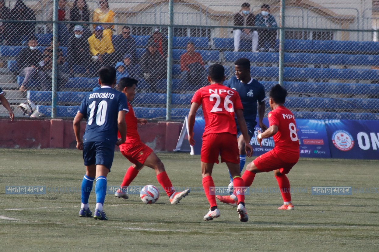 KP Oli Cup: Satdobato beat Police to reach semi-finals