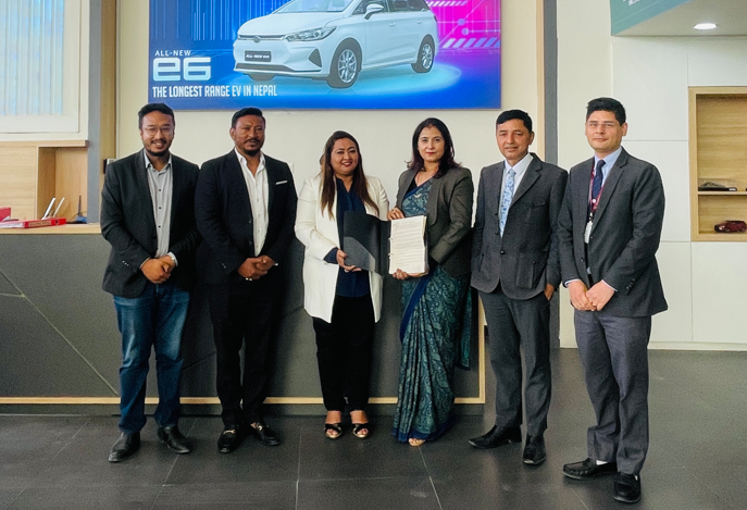 BYD & Everest Bank join hands to offer easy retail financing for BYD EVs in Nepal