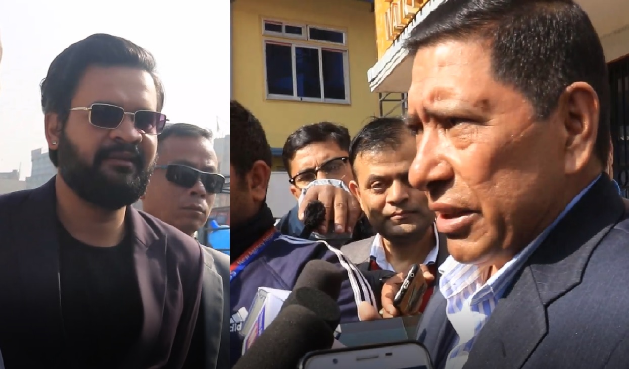 DPM Shrestha inspected Kalanki-Basundhara road, Mayor Balen also attended