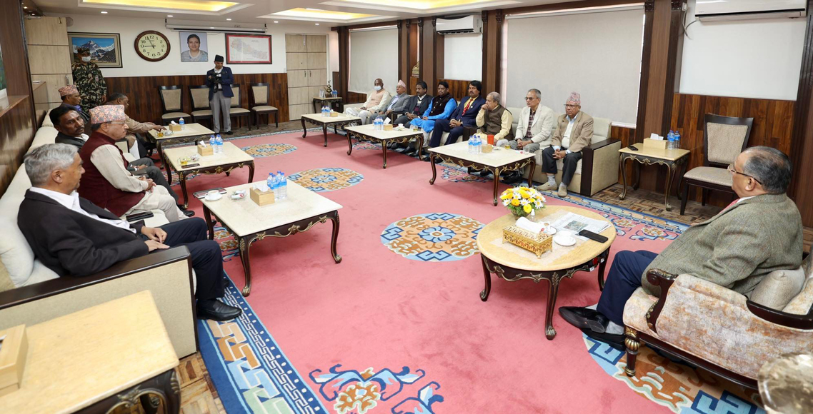 Ruling coalition meeting being held to seek agreement on ministry share
