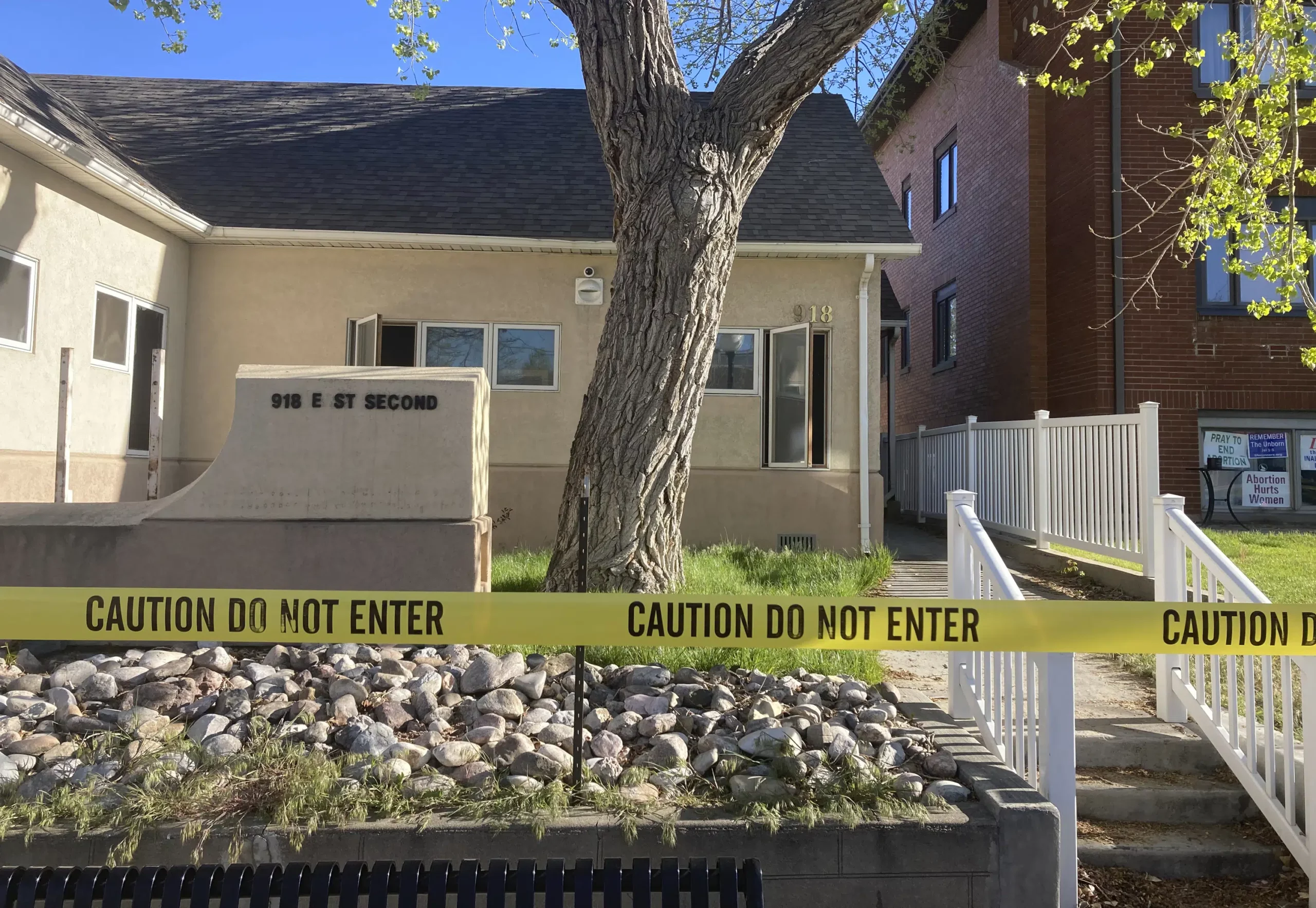 Arrest made in fire at planned Wyoming abortion clinic