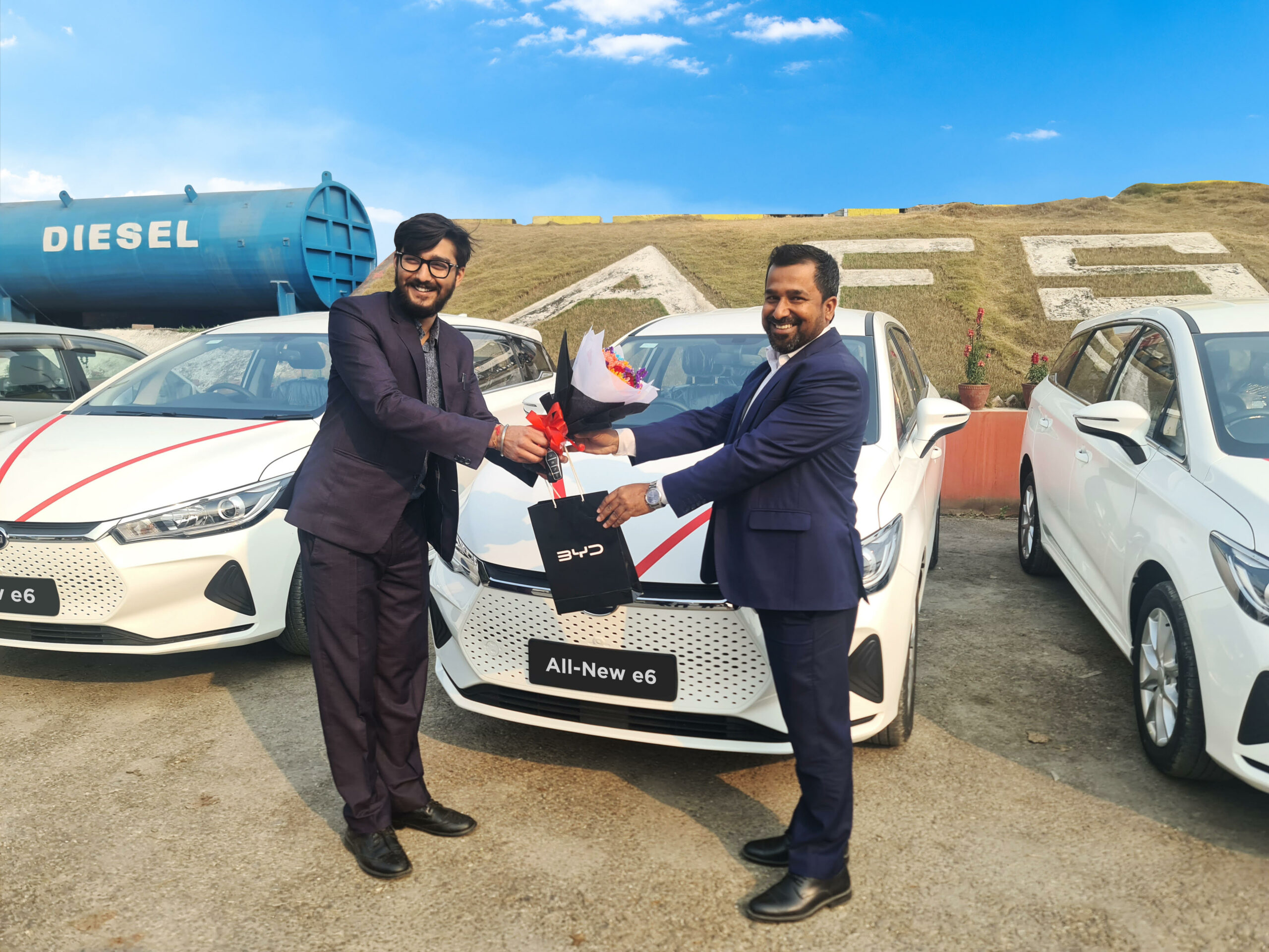 BYD has completes the transfer of 3 brand-new e6 units to NOC