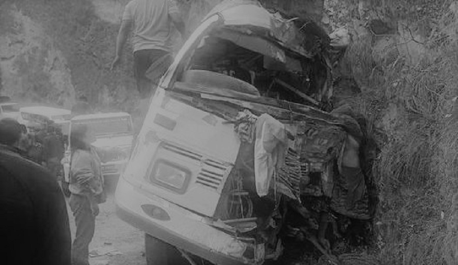 Five killed in a bus accident in Sindhuli