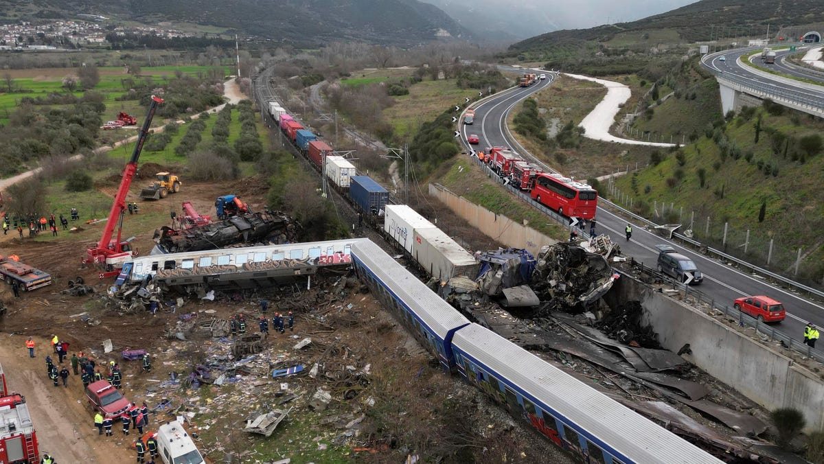 Death toll from Greece train collision rises to 36, three-day national mourning declared