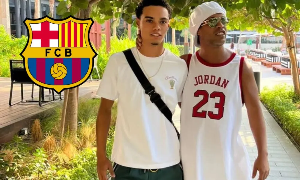 Ronaldinho’s son joins Barcelona academy