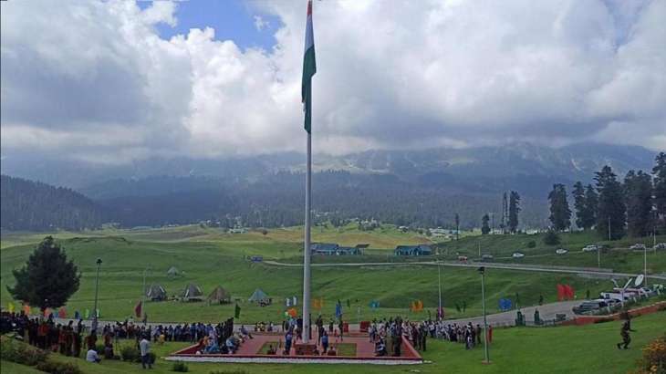 Jammu and Kashmir: Army installs 100-feet-high national flag in Doda