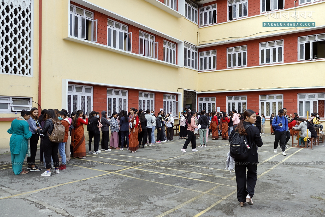 FSU Election: Voting in progress in Padma Kanya Campus