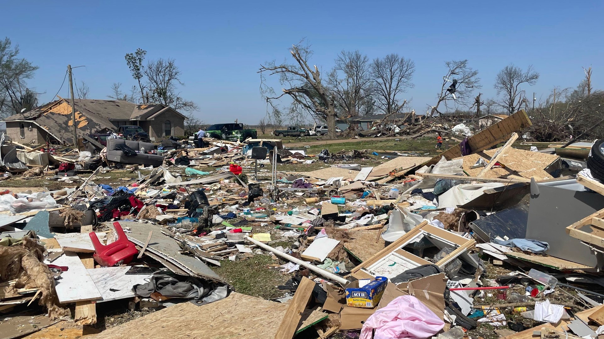 ‘There’s nothing left’: Deep South tornadoes kill 26