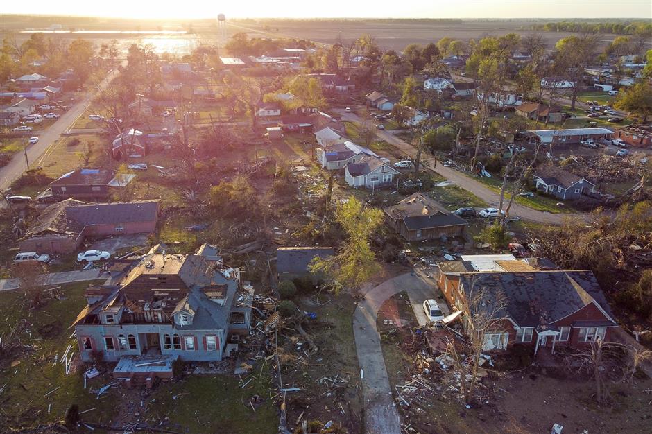 Devastating tornadoes kills 25, injured dozens in southern U.S. state of Mississippi