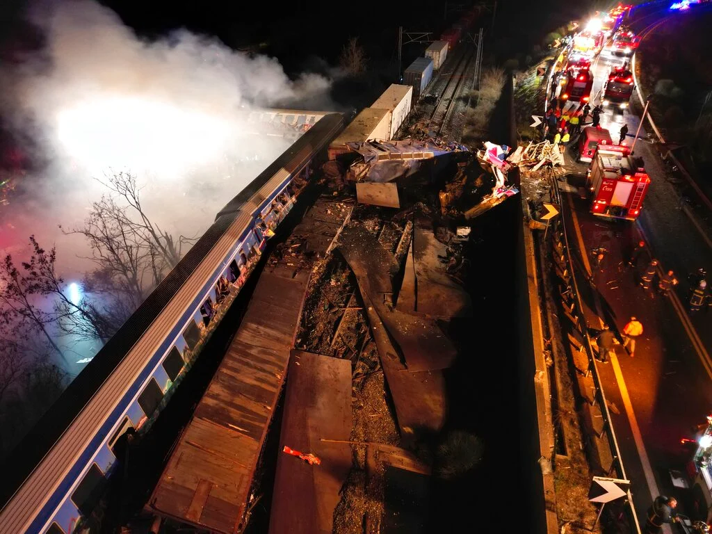 Fiery Greece train collision kills 32, injures at least 85