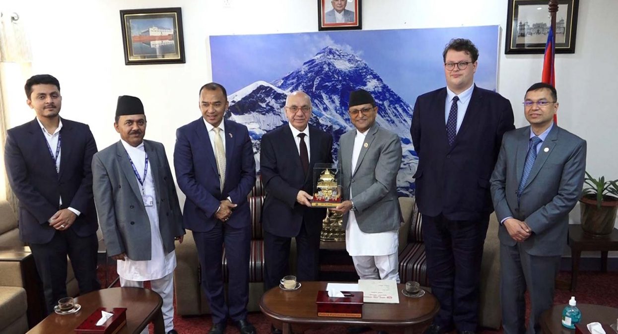 Visiting British MP Sharma meets with NA Chair Timilsina