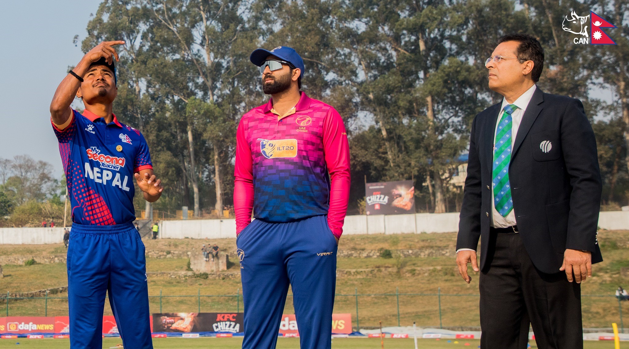 Nepal won the toss, choose to bat first