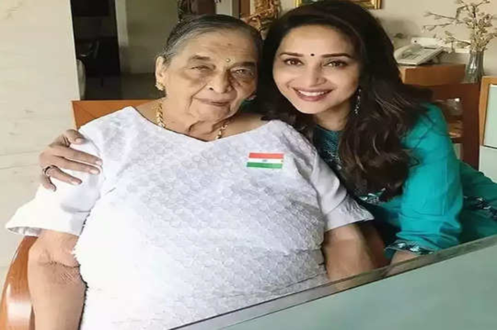 Bollywood actress Madhuri Dixit’s mother passes away at 91