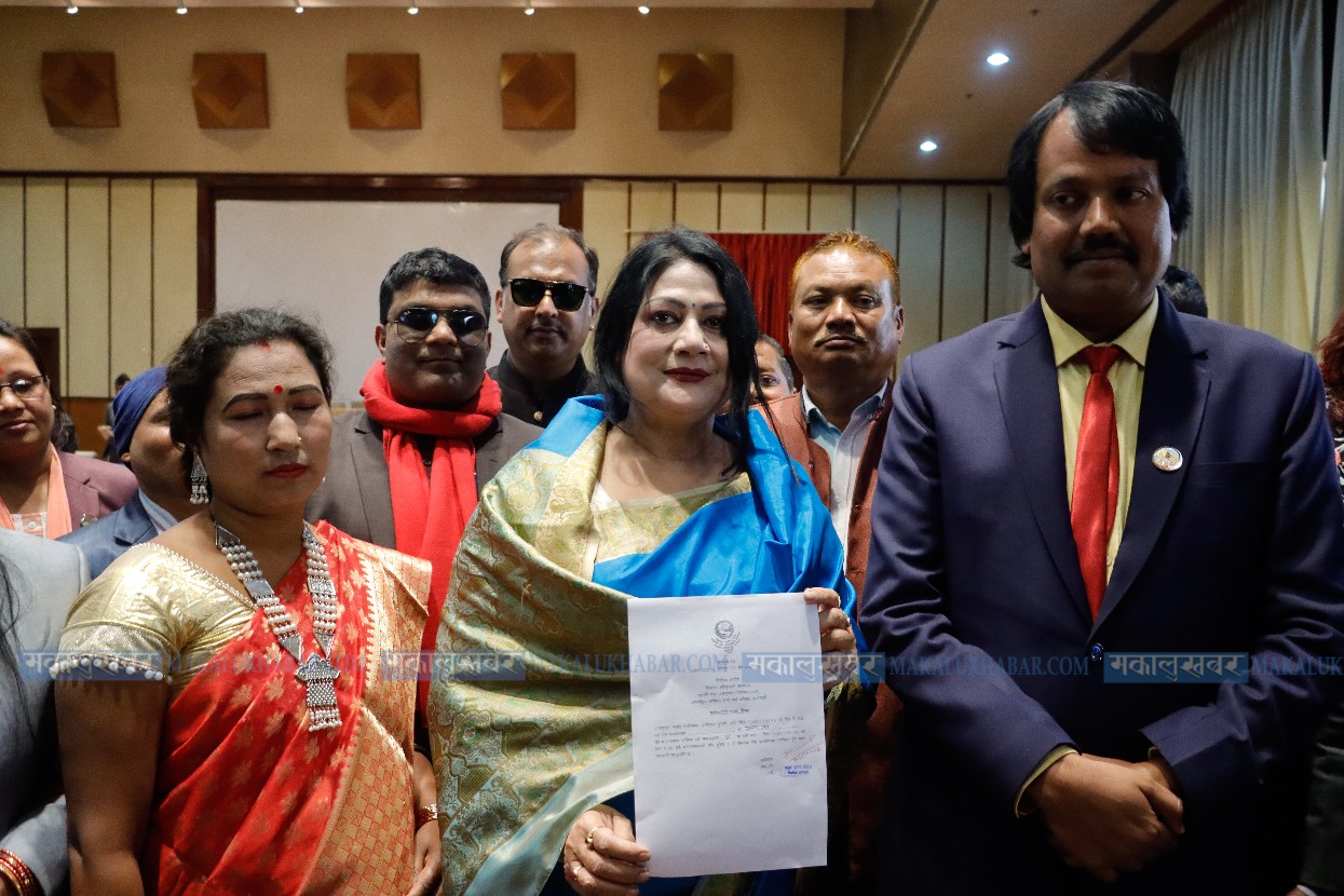 In Pics: Vice Presidency registration of Mamata Jha