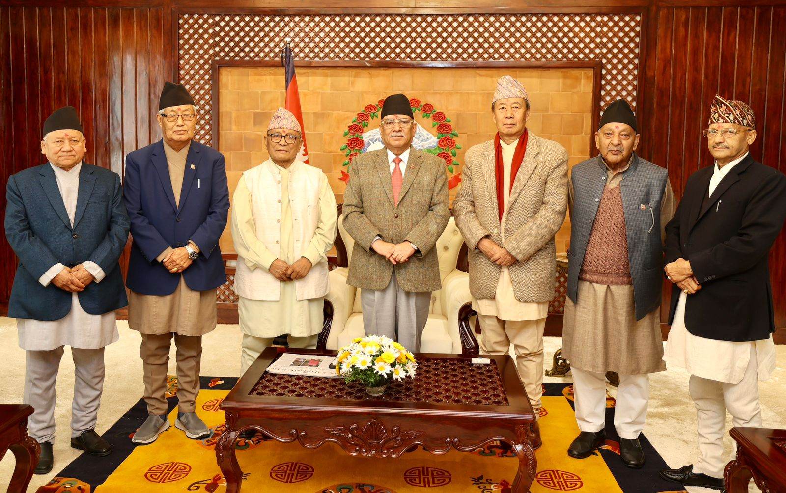 State heads met PM Prachanda