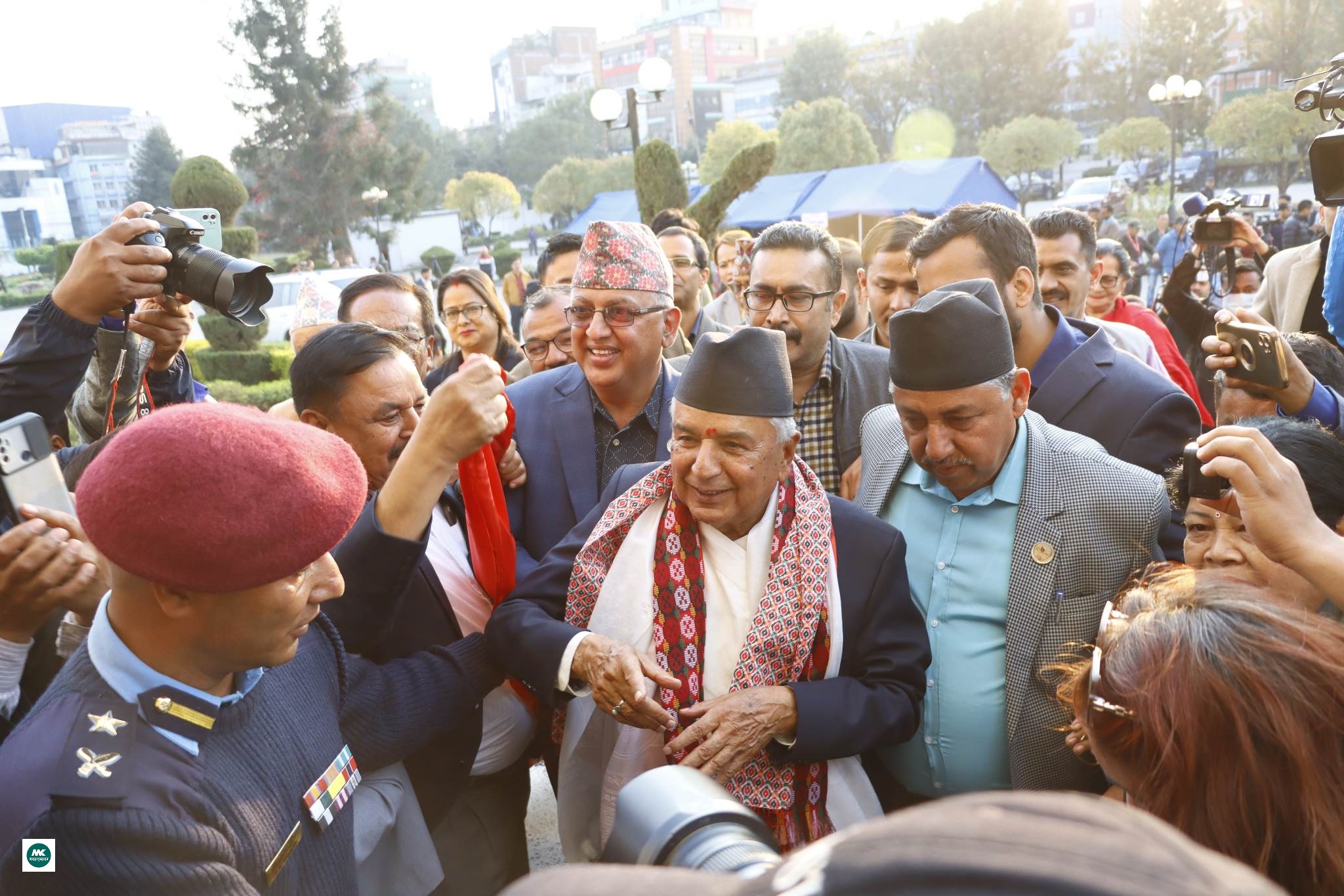 Poudel to venture outside the valley for the first time after being elected president