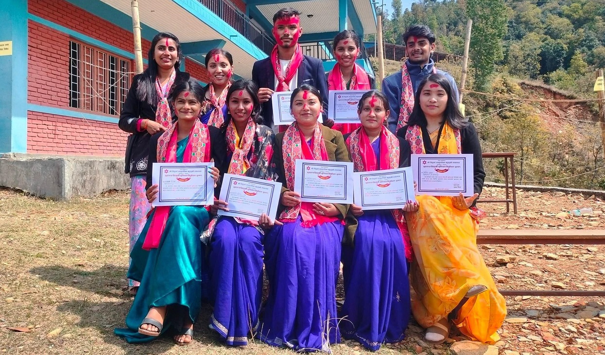 ANNFSU’s panel won at Syangja’s Siddhartha campus, Sanjog Thapa elected as Chair