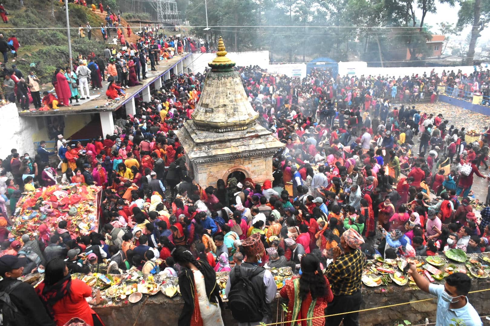 Mother’s Day today, a fair at Matatirtha