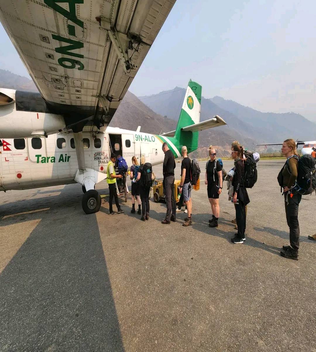 Tara Air operating flights from Manthali to Lukla several times a day (with photos)