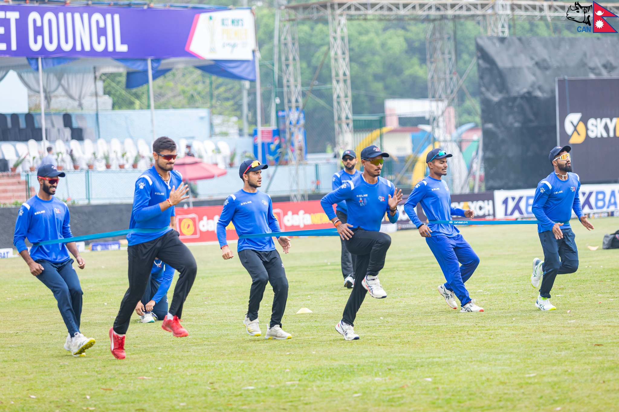 Nepal lost the toss, invited to bat