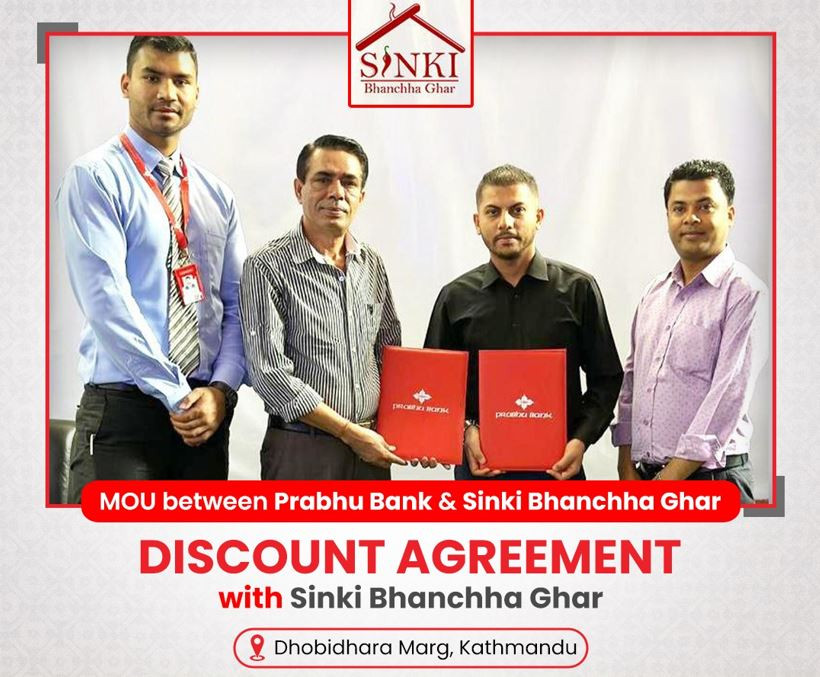 Prabhu Bank & Sinki Bhanchha Ghar signs an agreement to grant a discount