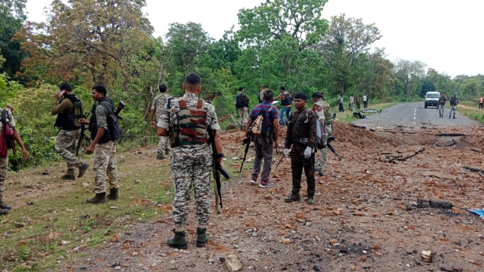 10 Cops, Driver Killed In Blast By Maoists In Chhattisgarh’s Dantewada