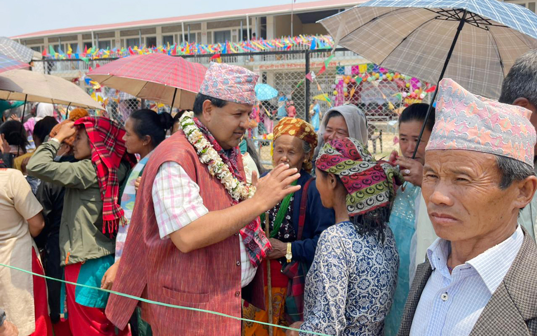 MP Sharma arranged for a year of free treatment for extremely destitute patients of Kepilasgadhi in Khotang