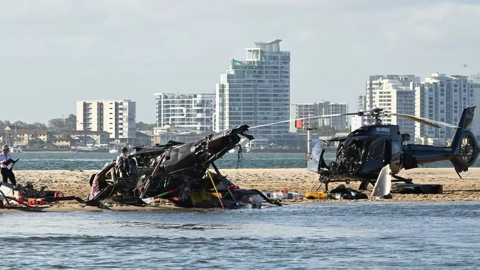 Australia helicopter collision: Woman used Sea World pilot’s name to avoid driving fine