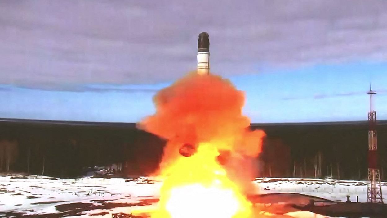 Russia conducts test launch of ‘advanced’ ICBM