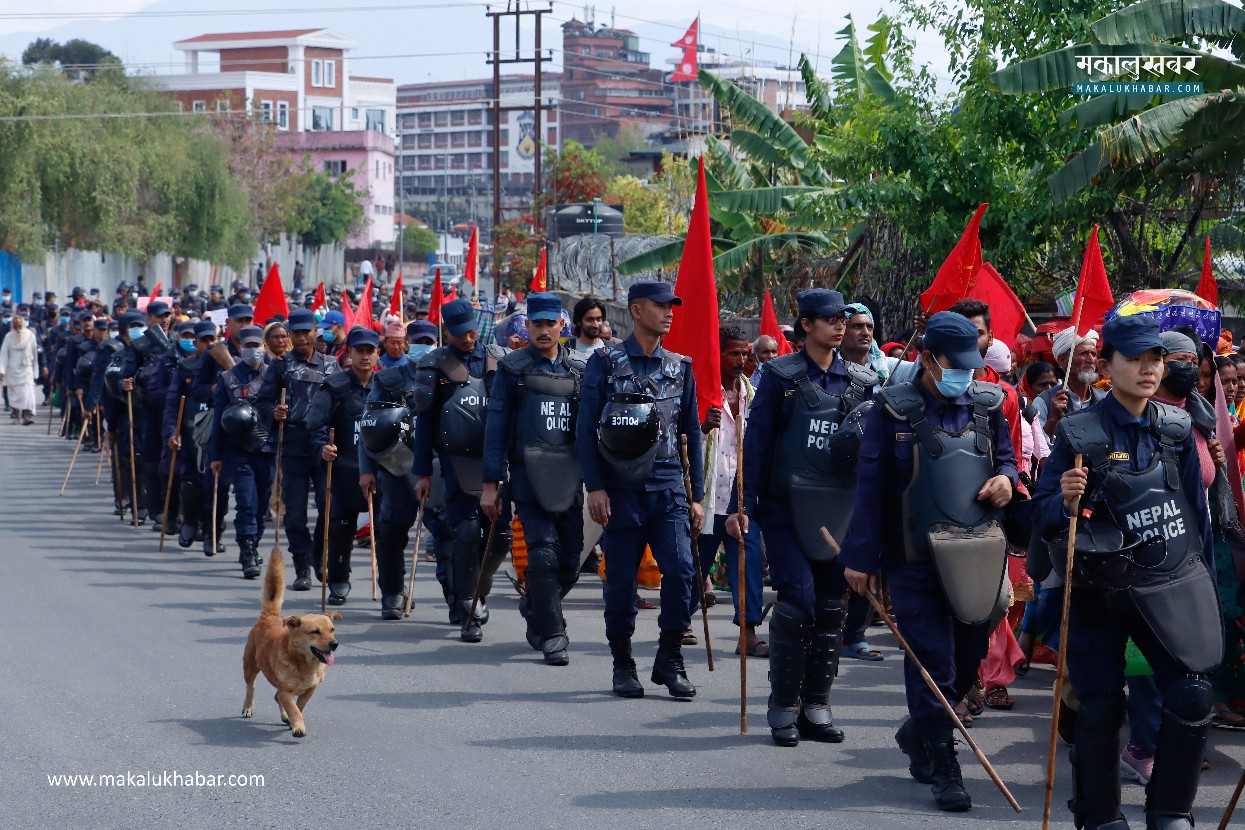 Meter usury victims from Nawalparasi & other areas arrived in Kathmandu (photos)