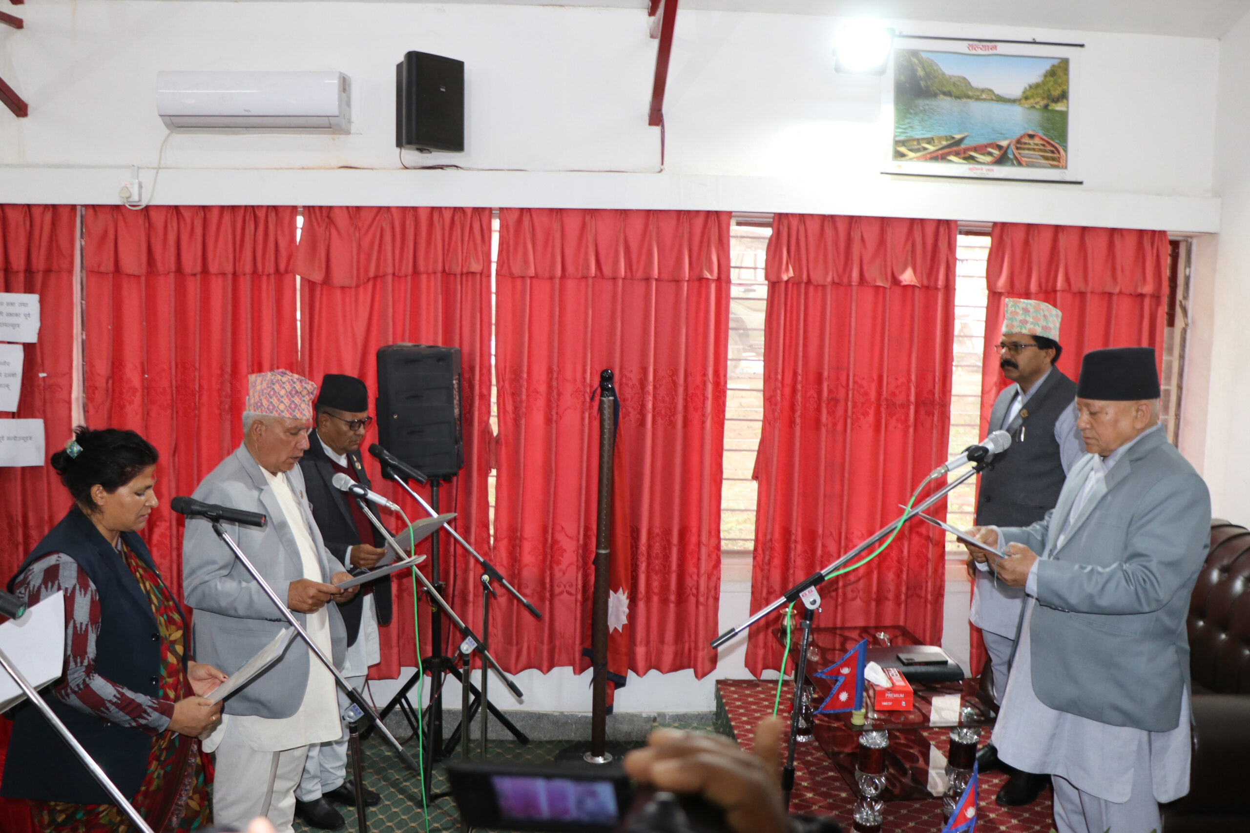 Karnali: Four newly appointed ministers took oath