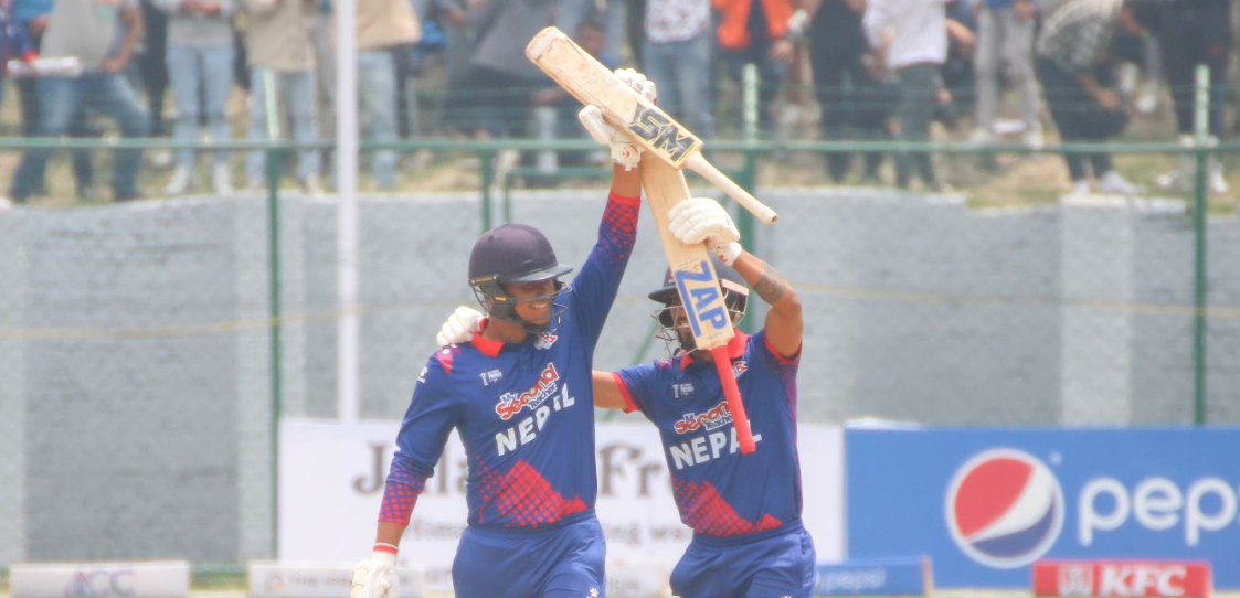 Kushal’s brilliant century set Oman a target of 311 runs