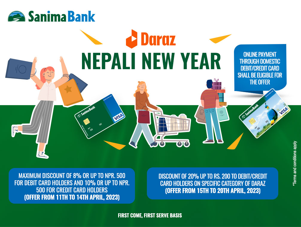 Sanima Bank & Daraz partners for  “Nepali New Year Campaign”