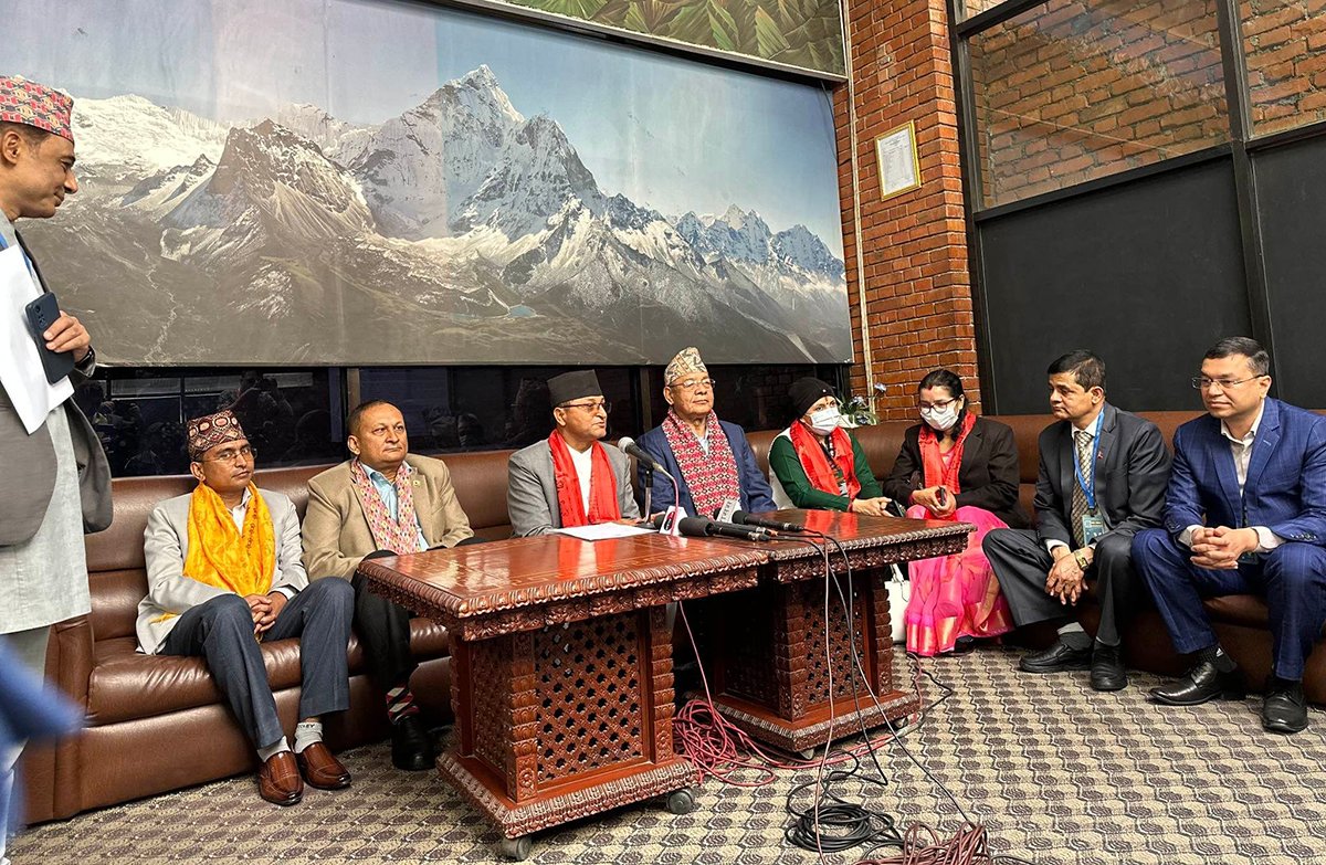 NA Speaker Timilsina leaves for Russia with 8-member team