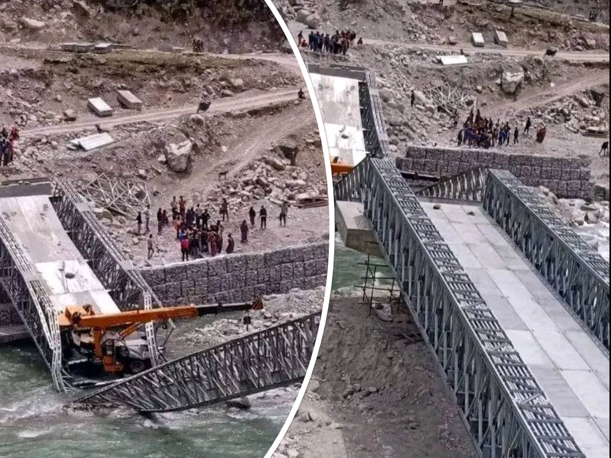 Nine injured, four in critical condition as Bailey bridge breaks down