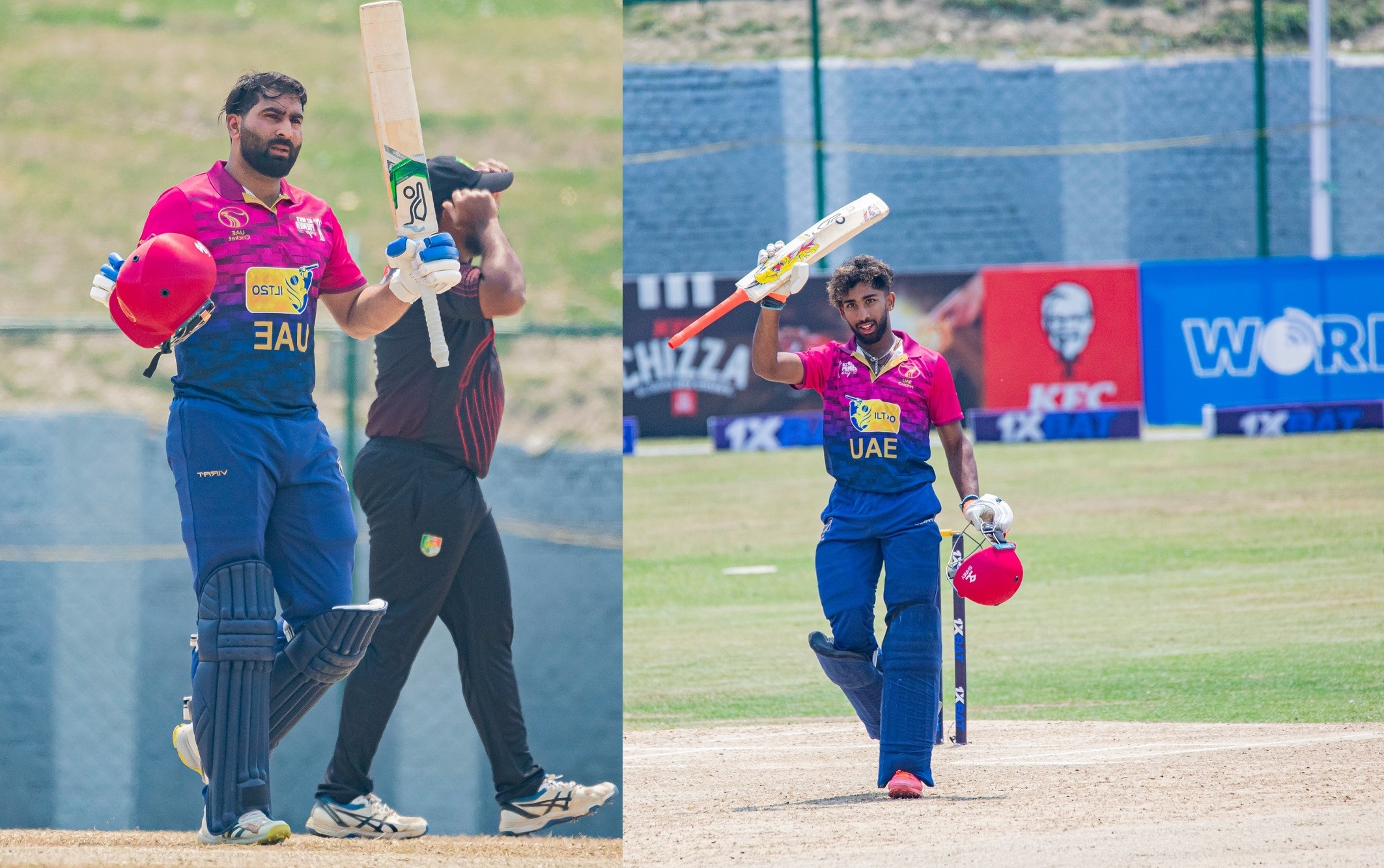 Captain Wasim & Vriitya’s stunning century set Singapore a target of 472 runs