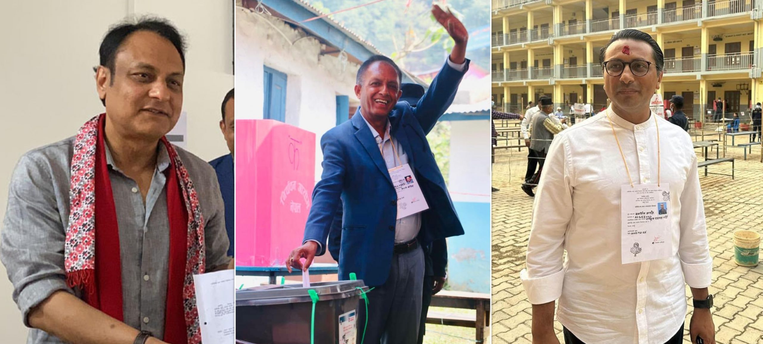 Govinda voted in Tanahun, Swarnim & Sarvendra can’t vote for themselves