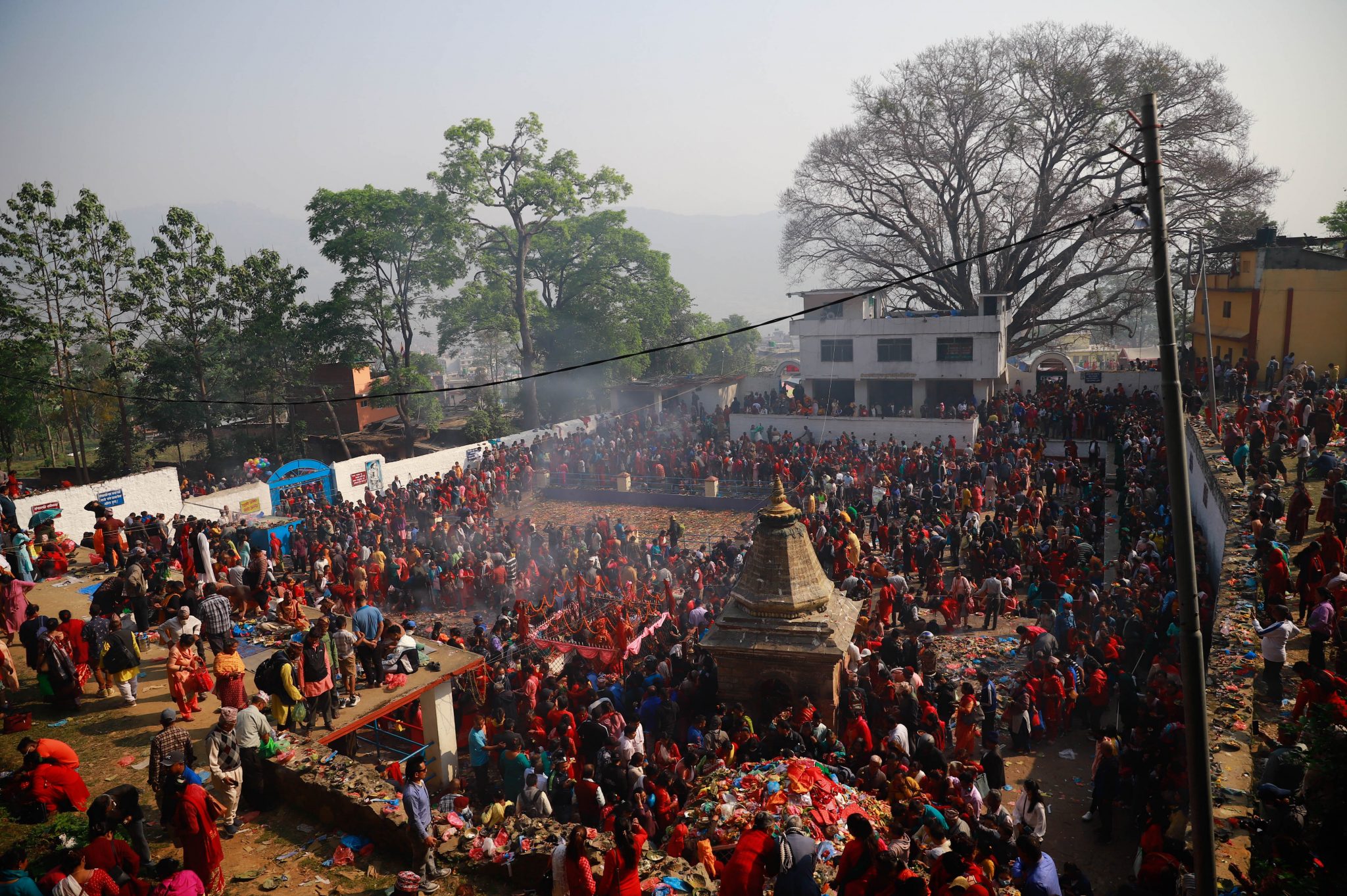 Devotees throng Matatirtha Kunda to mark Matatirtha Aunsi (photos)