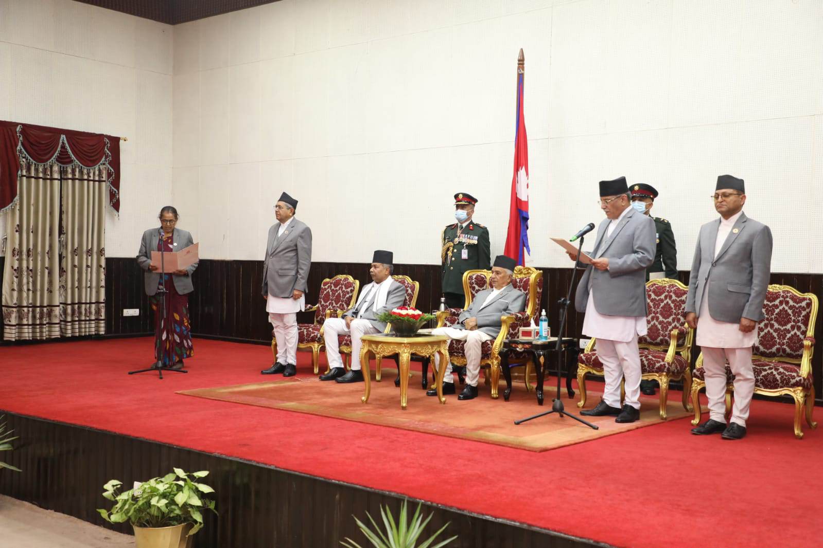 Nanda sworn in as Minister of State for Physical Infrastructure