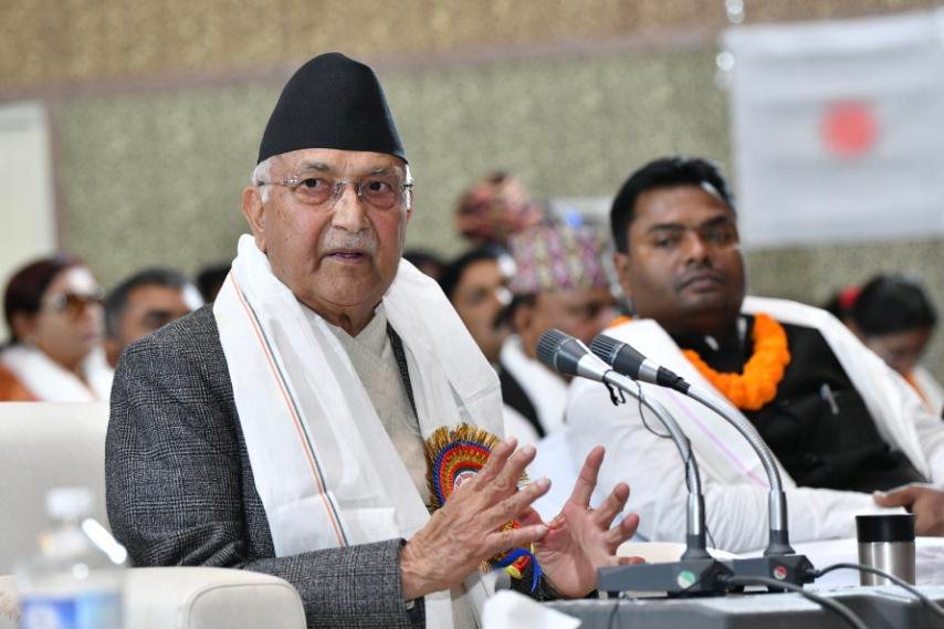 Oli calls for unity of all forces