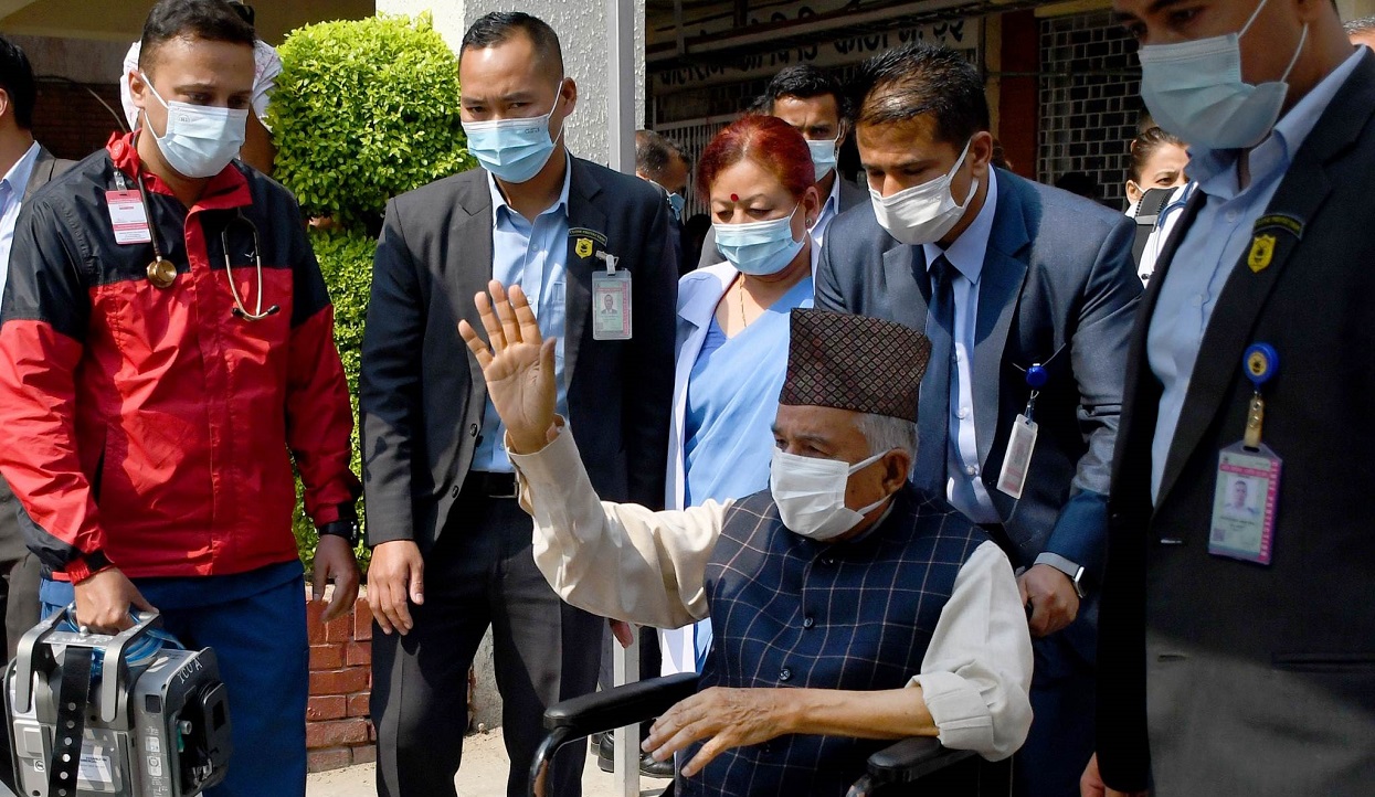 President Poudel taken to India for health treatment