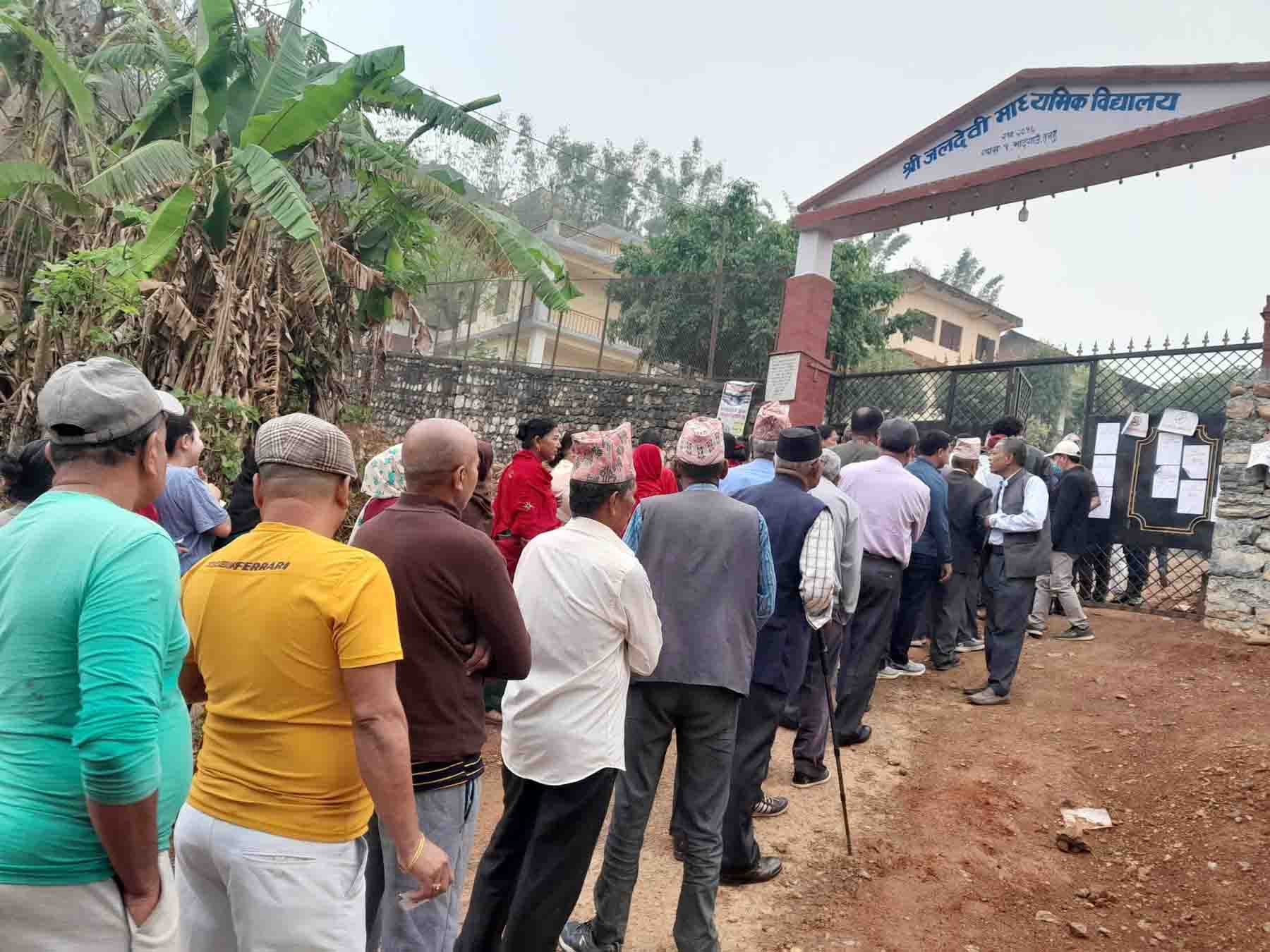 Tanahun 1: 14 percent votes casts thus far